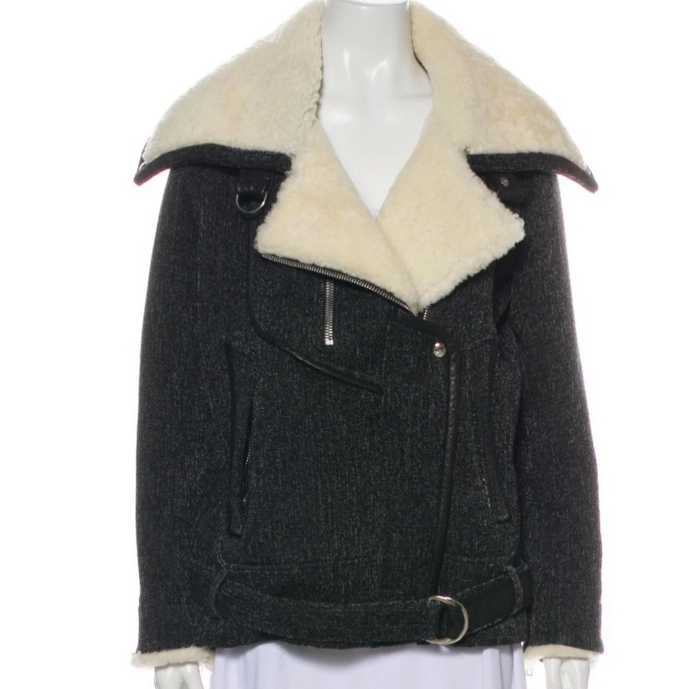 Iro size 6. Excellent condition. Shearling coat.